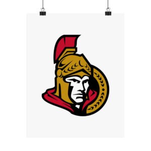NHL Team Logos Ottawa Senators Painting Bedroom Living Room Wall Art Décor Matte Vertical Posters