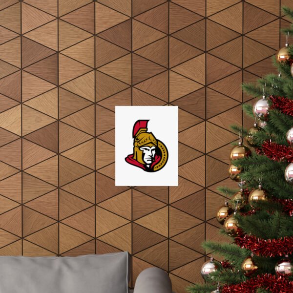 NHL Team Logos Ottawa Senators Painting Bedroom Living Room Wall Art Décor Matte Vertical Posters
