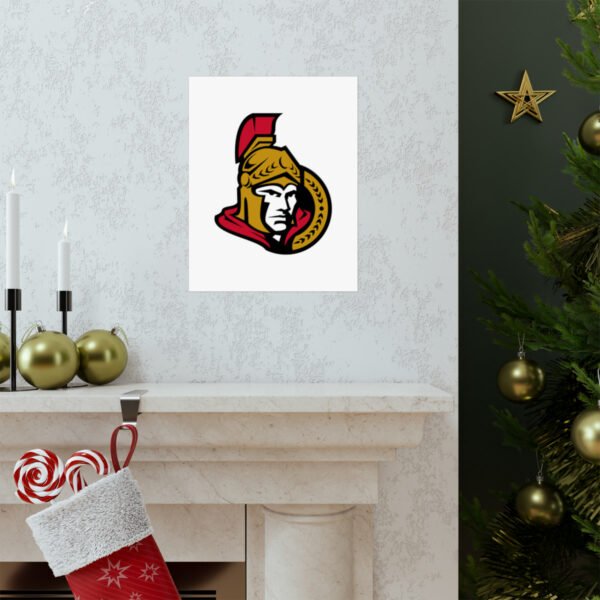 NHL Team Logos Ottawa Senators Painting Bedroom Living Room Wall Art Décor Matte Vertical Posters