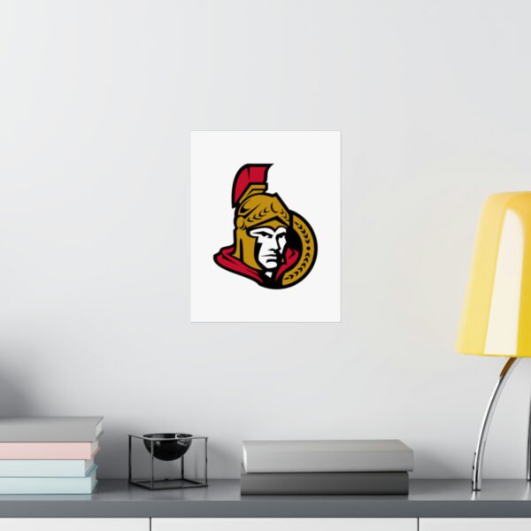 NHL Team Logos Ottawa Senators Painting Bedroom Living Room Wall Art Décor Matte Vertical Posters