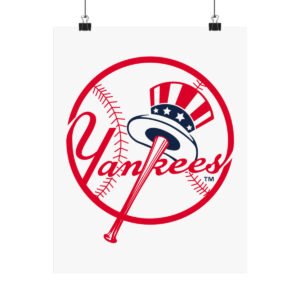MLB Team Logos New York Yankees Painting Bedroom Living Room Wall Art Décor Matte Vertical Posters