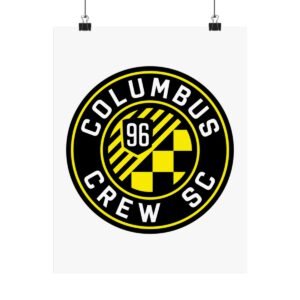 MLS Team Logos Columbus Crew Painting Bedroom Living Room Wall Art Décor Matte Vertical Posters