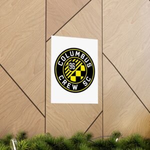 MLS Team Logos Columbus Crew Painting Bedroom Living Room Wall Art Décor Matte Vertical Posters