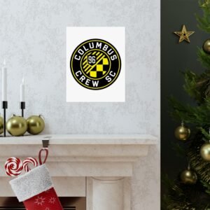 MLS Team Logos Columbus Crew Painting Bedroom Living Room Wall Art Décor Matte Vertical Posters