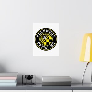 MLS Team Logos Columbus Crew Painting Bedroom Living Room Wall Art Décor Matte Vertical Posters