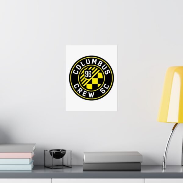 MLS Team Logos Columbus Crew Painting Bedroom Living Room Wall Art Décor Matte Vertical Posters