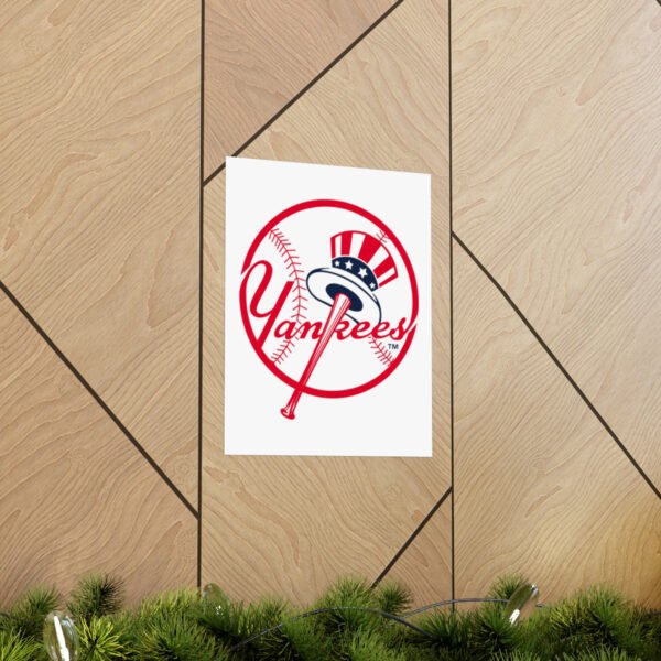MLB Team Logos New York Yankees Painting Bedroom Living Room Wall Art Décor Matte Vertical Posters