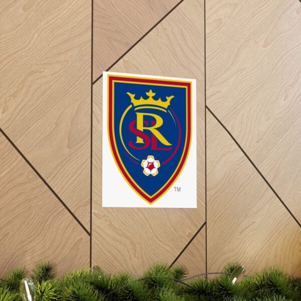 MLS Team Logos Real Salt Lake Painting Bedroom Living Room Wall Art Décor Matte Vertical Posters
