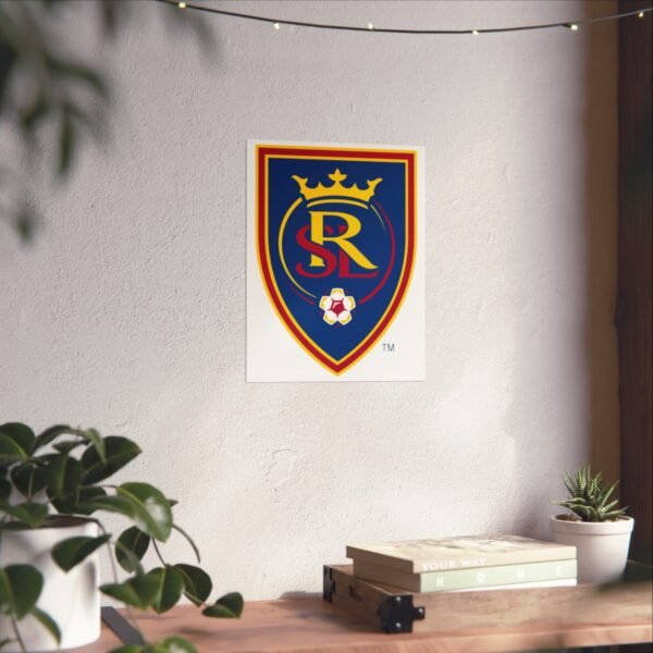 MLS Team Logos Real Salt Lake Painting Bedroom Living Room Wall Art Décor Matte Vertical Posters