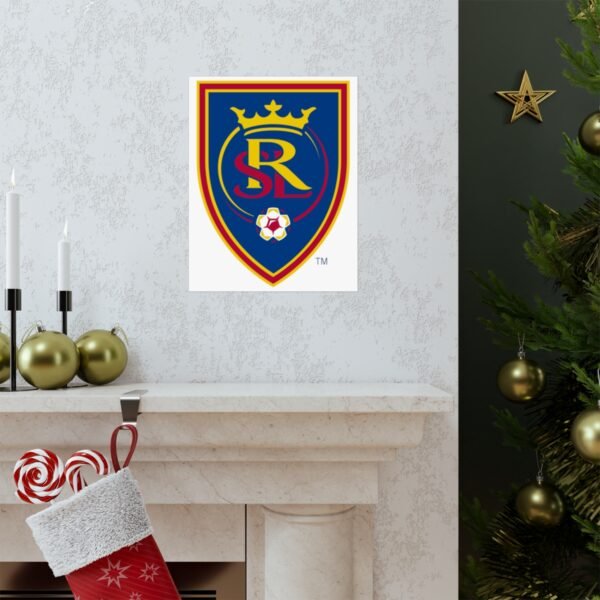 MLS Team Logos Real Salt Lake Painting Bedroom Living Room Wall Art Décor Matte Vertical Posters