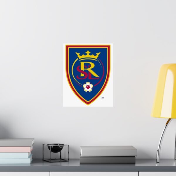 MLS Team Logos Real Salt Lake Painting Bedroom Living Room Wall Art Décor Matte Vertical Posters