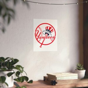MLB Team Logos New York Yankees Painting Bedroom Living Room Wall Art Décor Matte Vertical Posters