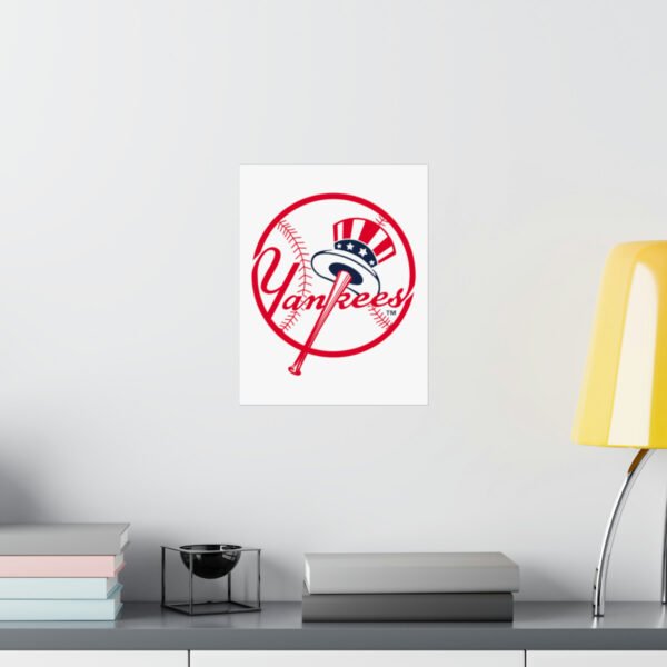 MLB Team Logos New York Yankees Painting Bedroom Living Room Wall Art Décor Matte Vertical Posters