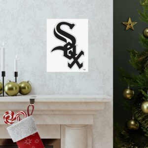 MLB Team Logos Chicago White Sox Painting Bedroom Living Room Wall Art Décor Matte Vertical Posters