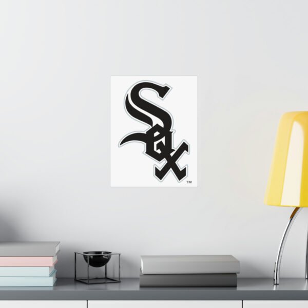 MLB Team Logos Chicago White Sox Painting Bedroom Living Room Wall Art Décor Matte Vertical Posters