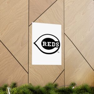 MLB Team Logos Cincinnati Reds Painting Bedroom Living Room Wall Art Décor Matte Vertical Posters