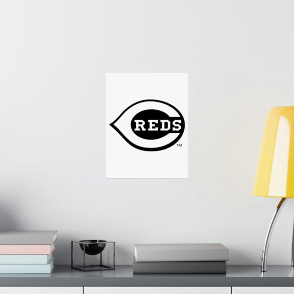 MLB Team Logos Cincinnati Reds Painting Bedroom Living Room Wall Art Décor Matte Vertical Posters