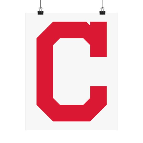 MLB Team Logos Cleveland Guardians Painting Bedroom Living Room Wall Art Décor Matte Vertical Posters