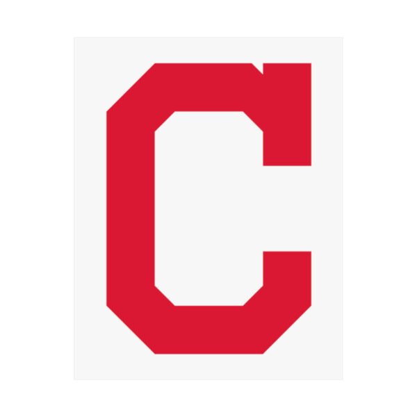 MLB Team Logos Cleveland Guardians Painting Bedroom Living Room Wall Art Décor Matte Vertical Posters