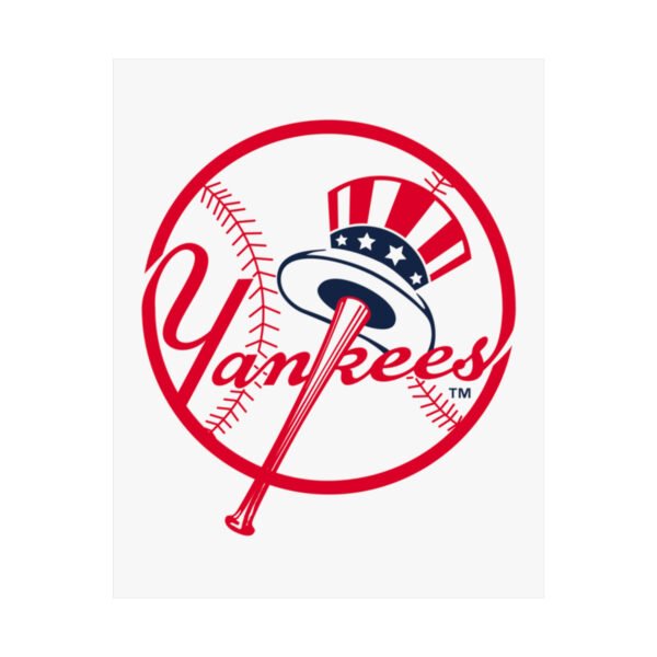 MLB Team Logos New York Yankees Painting Bedroom Living Room Wall Art Décor Matte Vertical Posters