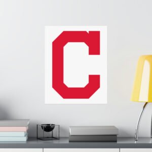 MLB Team Logos Cleveland Guardians Painting Bedroom Living Room Wall Art Décor Matte Vertical Posters