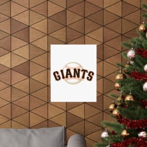 MLB Team Logos San Francisco Giants Painting Bedroom Living Room Wall Art Décor Matte Vertical Posters