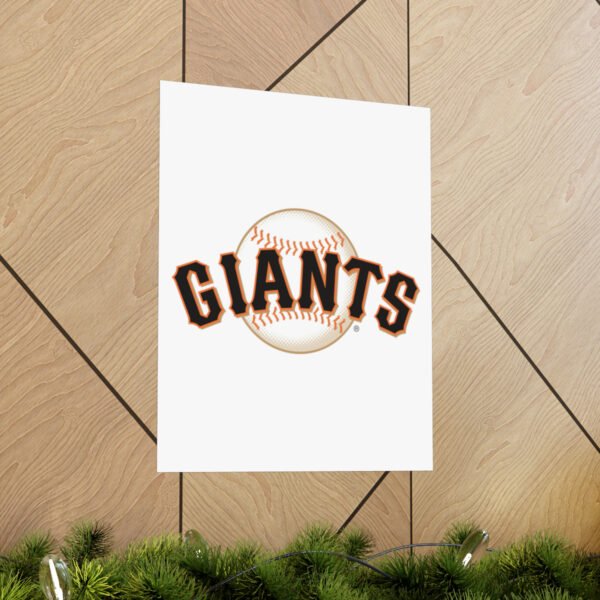 MLB Team Logos San Francisco Giants Painting Bedroom Living Room Wall Art Décor Matte Vertical Posters