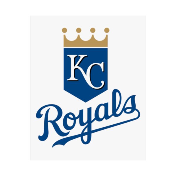 MLB Team Logos Kansas City Royals Painting Bedroom Living Room Wall Art Décor Matte Vertical Posters