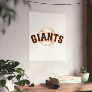 MLB Team Logos San Francisco Giants Painting Bedroom Living Room Wall Art Décor Matte Vertical Posters