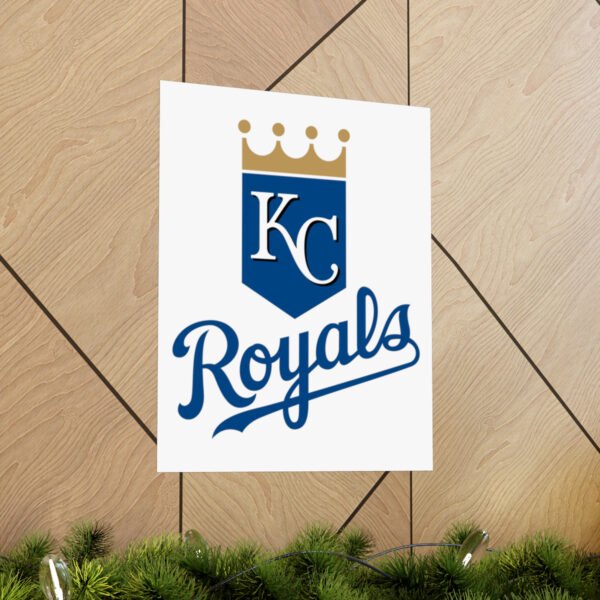 MLB Team Logos Kansas City Royals Painting Bedroom Living Room Wall Art Décor Matte Vertical Posters