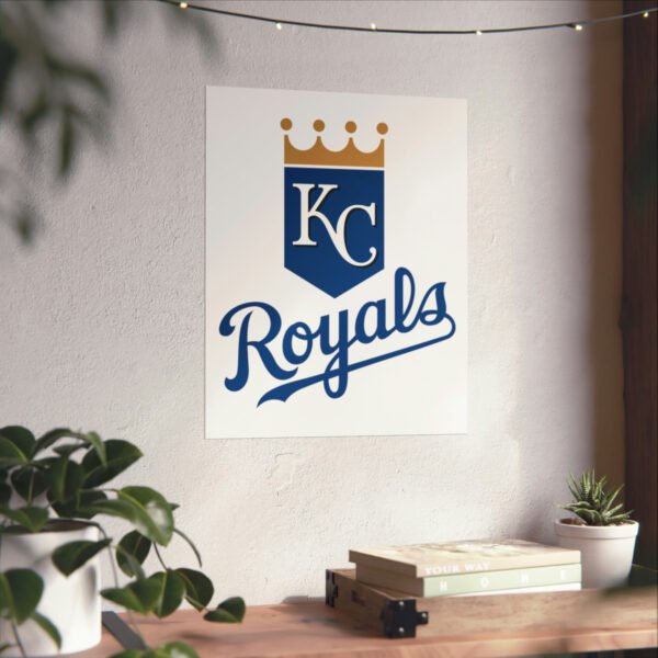 MLB Team Logos Kansas City Royals Painting Bedroom Living Room Wall Art Décor Matte Vertical Posters