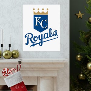 MLB Team Logos Kansas City Royals Painting Bedroom Living Room Wall Art Décor Matte Vertical Posters