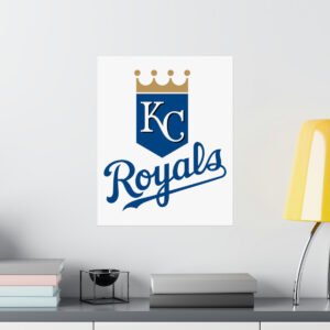 MLB Team Logos Kansas City Royals Painting Bedroom Living Room Wall Art Décor Matte Vertical Posters