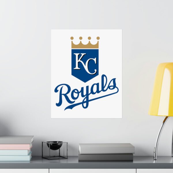 MLB Team Logos Kansas City Royals Painting Bedroom Living Room Wall Art Décor Matte Vertical Posters