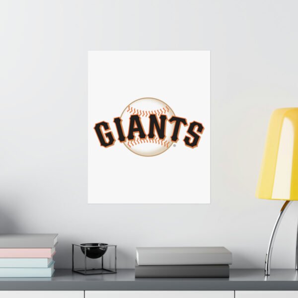 MLB Team Logos San Francisco Giants Painting Bedroom Living Room Wall Art Décor Matte Vertical Posters