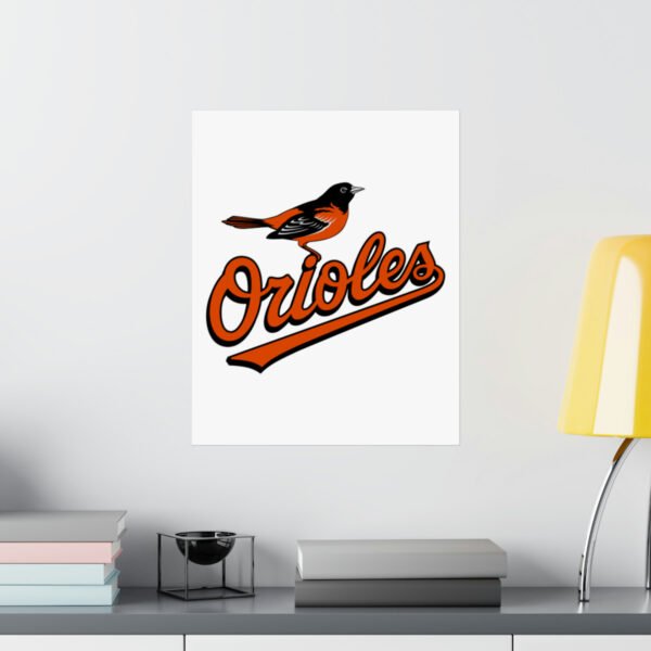 MLB Team Logos Baltimore Orioles Painting Bedroom Living Room Wall Art Décor Matte Vertical Posters