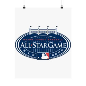 MLB Team Logos All-Star Game Painting Bedroom Living Room Wall Art Décor Matte Vertical Posters