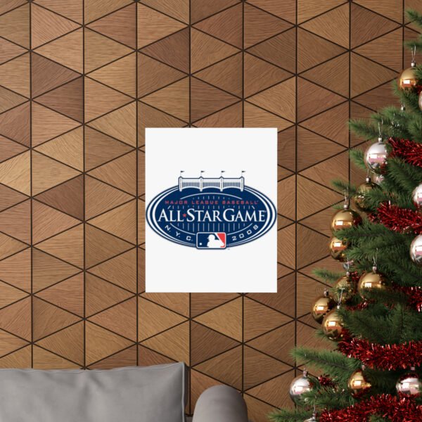 MLB Team Logos All-Star Game Painting Bedroom Living Room Wall Art Décor Matte Vertical Posters