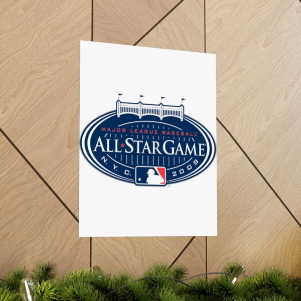 MLB Team Logos All-Star Game Painting Bedroom Living Room Wall Art Décor Matte Vertical Posters