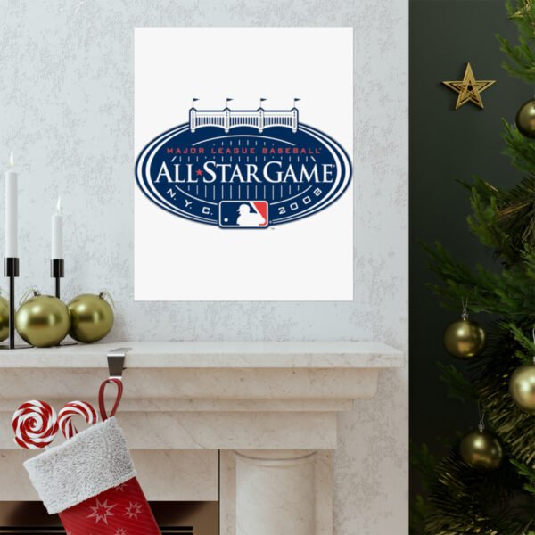 MLB Team Logos All-Star Game Painting Bedroom Living Room Wall Art Décor Matte Vertical Posters