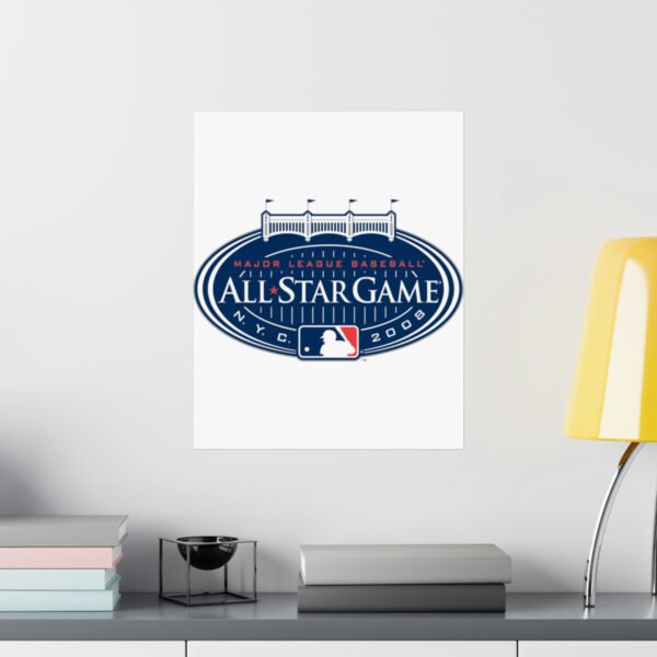 MLB Team Logos All-Star Game Painting Bedroom Living Room Wall Art Décor Matte Vertical Posters