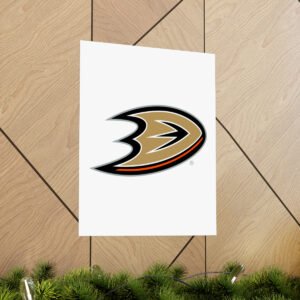 NHL Team Logos Anaheim Ducks Painting Bedroom Living Room Wall Art Décor Matte Vertical Posters