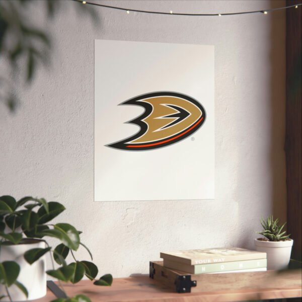 NHL Team Logos Anaheim Ducks Painting Bedroom Living Room Wall Art Décor Matte Vertical Posters