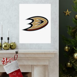 NHL Team Logos Anaheim Ducks Painting Bedroom Living Room Wall Art Décor Matte Vertical Posters