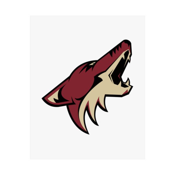 NHL Team Logos Arizona Coyotes Painting Bedroom Living Room Wall Art Décor Matte Vertical Posters
