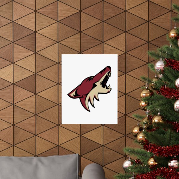 NHL Team Logos Arizona Coyotes Painting Bedroom Living Room Wall Art Décor Matte Vertical Posters