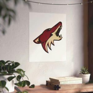 NHL Team Logos Arizona Coyotes Painting Bedroom Living Room Wall Art Décor Matte Vertical Posters