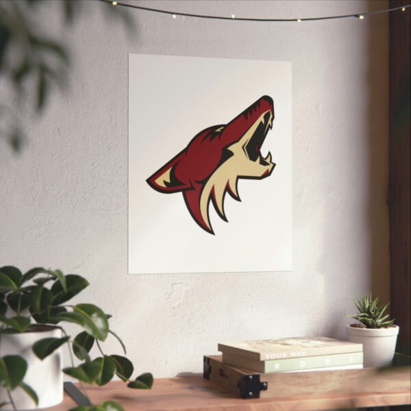 NHL Team Logos Arizona Coyotes Painting Bedroom Living Room Wall Art Décor Matte Vertical Posters