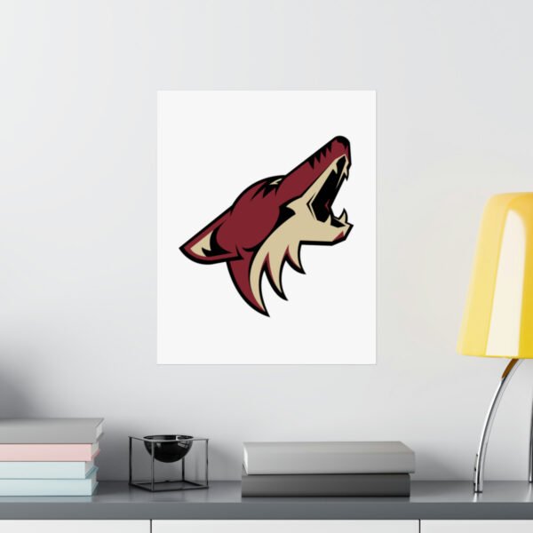 NHL Team Logos Arizona Coyotes Painting Bedroom Living Room Wall Art Décor Matte Vertical Posters