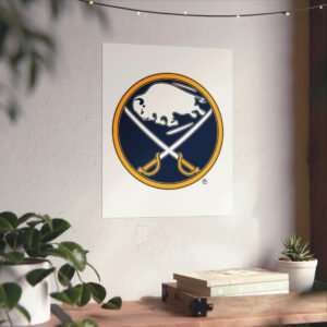 NHL Team Logos Buffalo Sabres Painting Bedroom Living Room Wall Art Décor Matte Vertical Posters